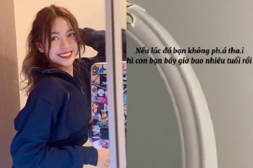 Hotgirl 'bắp cần bơ' để lại bình luận đáng chú ý bên dưới bài đăng liên quan đến việc phá thai
