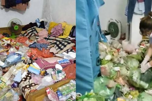 Cô gái ở trọ 3 năm không đổ rác, khi chuyển đi để lại khung cảnh khiến chủ nhà khóc thét