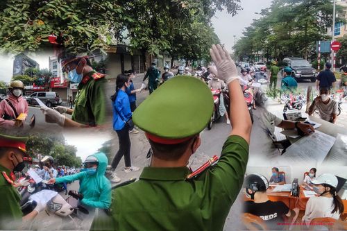 Hà Nội ngày đầu siết chặt kiểm tra giấy đi đường: Chưa xử phạt, nhắc nhở nhiều người chưa đủ giấy tờ