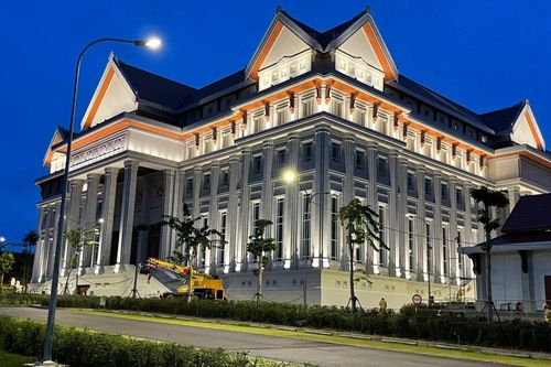 Chính thức nghiệm thu hoàn thành Nhà Quốc hội mới của Lào