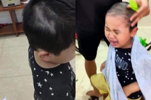 Tự tay cắt tóc cho con, ông bố tạo ra thành quả 'thảm họa'