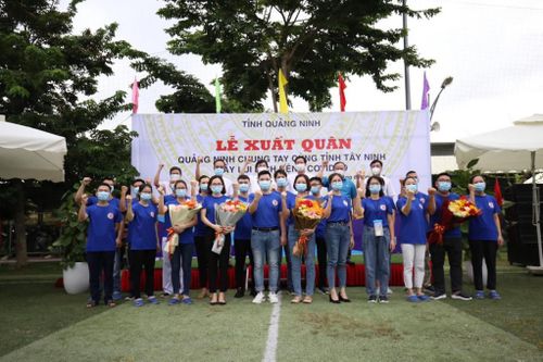 Quảng Ninh hỗ trợ nhân lực, dụng cụ y tế phòng chống dịch tại Tây Ninh