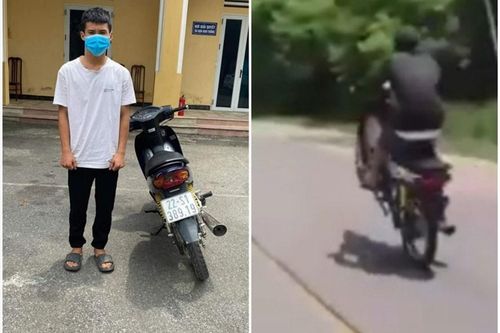 Xử phạt 5,9 triệu đồng quái xế 'bốc đầu' xe rồi đăng lên mạng xã hội Facebook