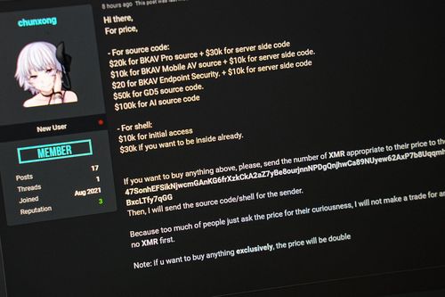 Hacker vụ Bkav chọn giao dịch bằng loại coin không thể truy vết