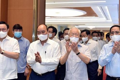 Tổng Bí thư, Chủ tịch nước dự phiên họp toàn thể đầu tiên của Chính phủ khóa mới