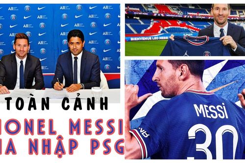 Toàn cảnh Lionel Messi gia nhập Paris Saint-Germain