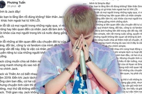 Nghi vấn Jack dùng 'văn mẫu' để đăng đàn xin lỗi: Sự thật đằng sau lại càng thêm bất ngờ