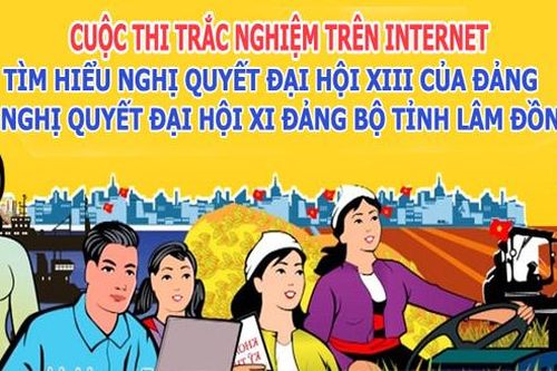 Lan tỏa Cuộc thi trắc nghiệm trên Internet tìm hiểu Nghị quyết đại hội Đảng các cấp