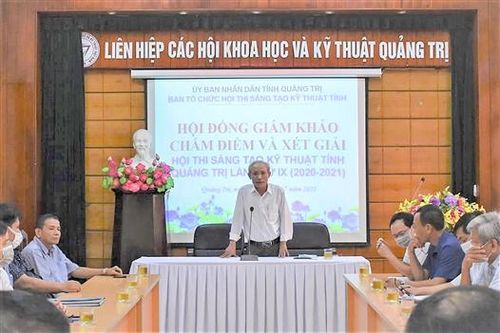 25 giải pháp, đề tài đạt giải thưởng Sáng tạo Kỹ thuật tỉnh Quảng Trị lần thứ IX