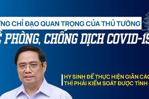 Những chỉ đạo quan trọng của Thủ tướng về phòng, chống dịch COVID-19