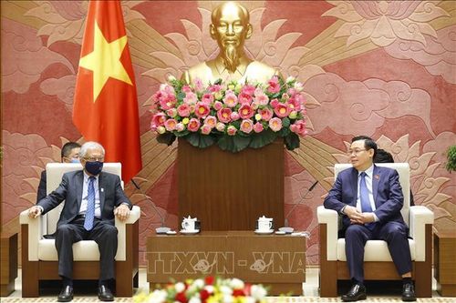 Chủ tịch Quốc hội Vương Đình Huệ tiếp Điều phối viên thường trú của LHQ tại Việt Nam