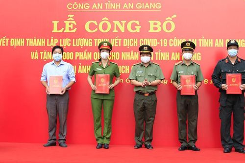 Công an An Giang thành lập lực lượng truy vết COVID-19