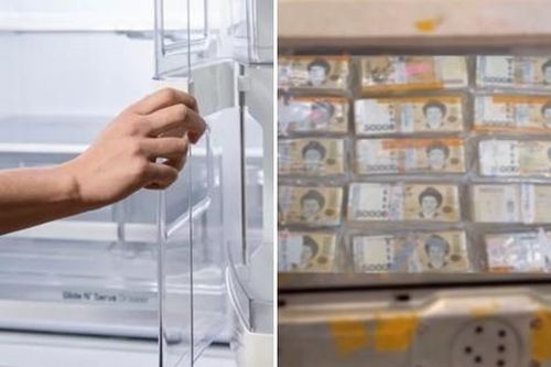 Mua tủ lạnh cũ trên mạng, một người Hàn Quốc phát hiện ra hơn 2 tỷ đồng giấu bên dưới tủ