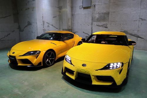 Chiếc Toyota GR Supra làm từ Lego có thể chạy bằng động cơ điện