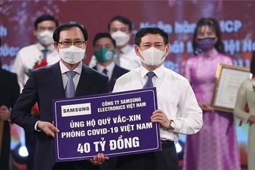Samsung đóng góp 75 tỷ đồng phòng chống dịch Covid-19