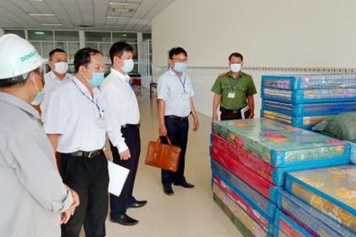 Kinh tế Kiểm tra công tác phòng, chống dịch COVID-19 ở Công ty cổ phần xi măng Đồng Lâm