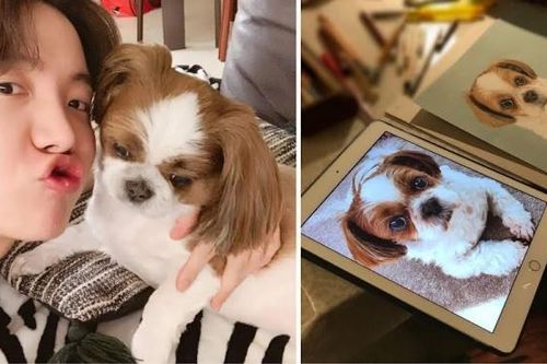 J-Hope BTS 'cưng xỉu' trước tác phẩm vẽ Mickey của ARMY