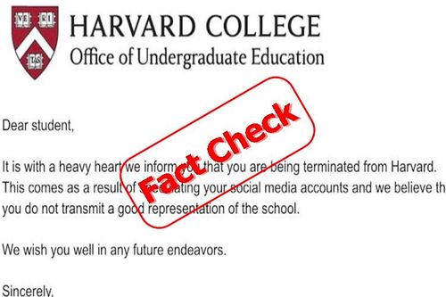 Đại học Harvard khẳng định thư đuổi học xuất hiện trên Twitter là bịa đặt