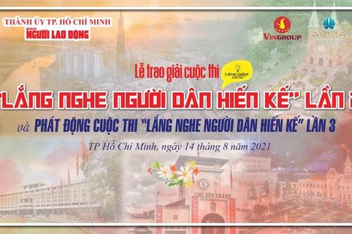 Báo Người Lao Động trao giải trực tuyến Cuộc thi 'Lắng nghe người dân hiến kế'