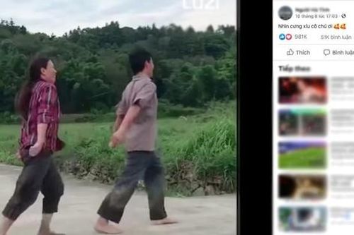 Clip cặp đôi nông dân nhảy điệu Shuffle ghép nhạc Việt gây 'bão' mạng xã hội