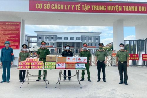 Công an huyện Thanh Oai xung kích trên tuyến đầu phòng, chống dịch Covid-19