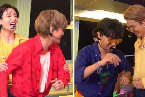 'Chết cười' với những hình ảnh V 'lọ mọ' trên sân trượt patin cùng BTS