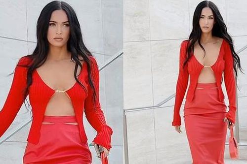 Megan Fox 'thả rông' còn phanh áo xuống phố