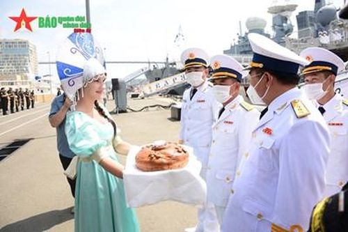 Biên đội tàu Việt Nam cập cảng TP Vladivostok, chuẩn bị tham gia Army Games 2021