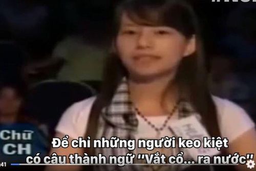 Cô gái nói sai một câu thành ngữ trên sóng truyền hình, khán giả vẫn nhớ như in dù đã 10 năm trôi qua