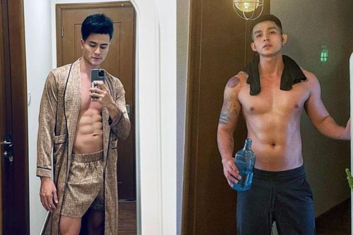 Sao nam tập tành khoe body mlem mùa dịch: VĩnhThụy, Jun Phạm 'rửa mắt' fan