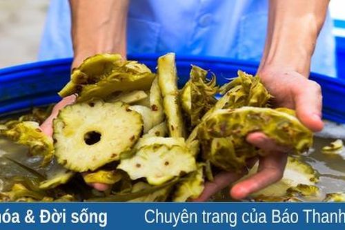 Quy trình biến vỏ dứa thành sản phẩm nước tẩy rửa đạt OCOP 4 sao
