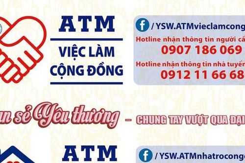 Mất việc, tìm chỗ ở tại TPHCM hãy gọi ATM nhà trọ và ATM việc làm
