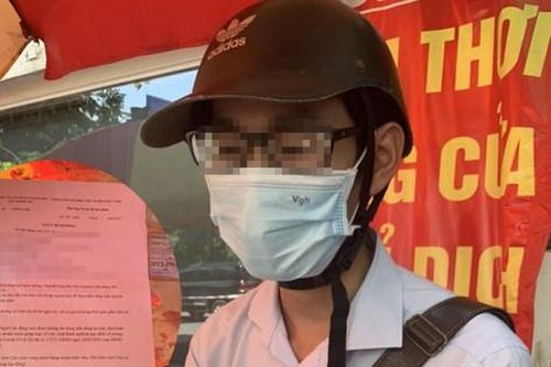 'Hô biến' giấy đi đường của vợ thành của mình để đi giao hàng