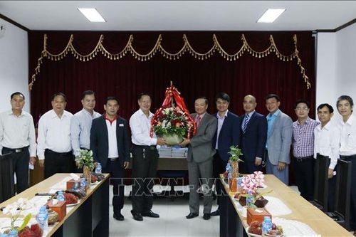 Đại sứ Việt Nam chúc mừng Hội Nhà báo Lào