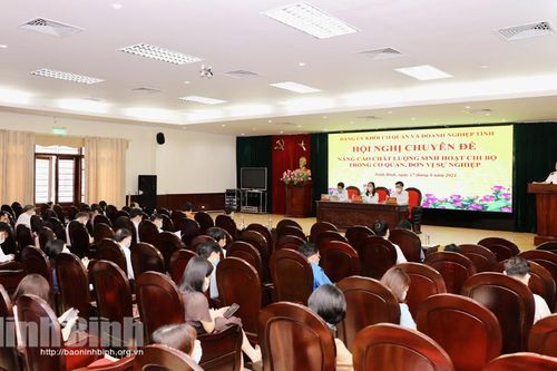 Hội nghị chuyên đề 'Nâng cao chất lượng sinh hoạt chi bộ trong cơ quan, đơn vị sự nghiệp'