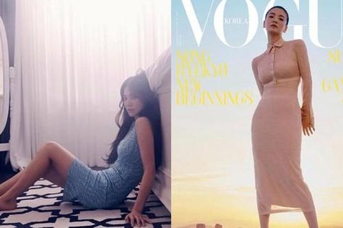 Muốn biết Song Hye Kyo có thật sự giảm cân thành công hay không, nhìn ảnh hậu trường là rõ
