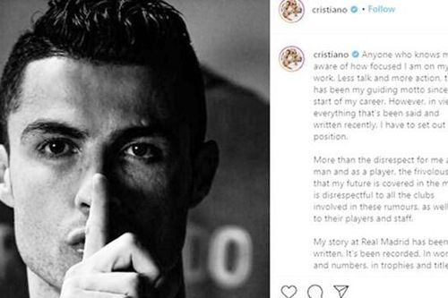 Bị truyền thông 'gả bán' khắp châu Âu, Ronaldo nổi giận nói lời đanh thép