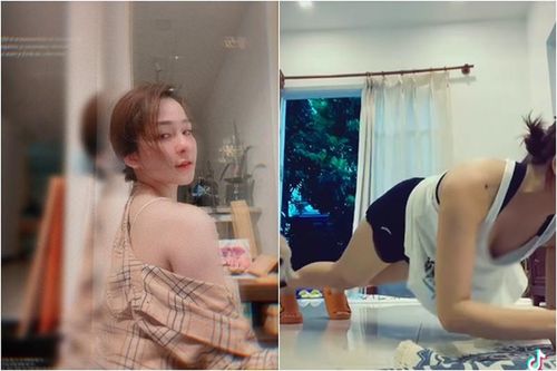 Tập thể dục, Trâm Anh suýt 'lộ hàng' vì góc máy nhạy cảm