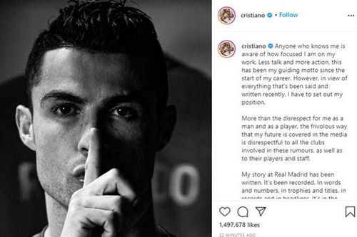 Tin chuyển nhượng bóng đá hôm nay 18/8/2021: Tương lai của Ronaldo ra sao sau 'tâm thư'?