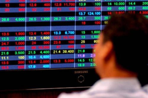 Cổ phiếu ngân hàng nhuộm đỏ, chỉ số Vn-Index tiếp tục đi xuống