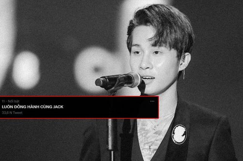 Fan đẩy chiến dịch cổ vũ Jack hậu ồn ào tình ái nhưng lại đuối sức lẹt đẹt trên trending Twitter