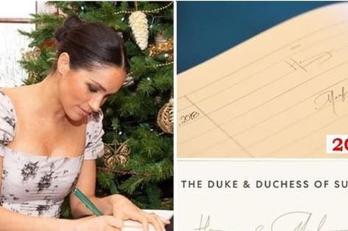 Meghan Markle 'ra mắt' chữ ký khác với hồi ở Hoàng gia Anh, chữ ký mới nói lên điều gì?