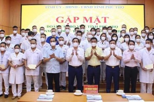 Phú Thọ: 50 cán bộ y tế lên đường chi viện TP. Hồ Chí Minh chống dịch Covid-19