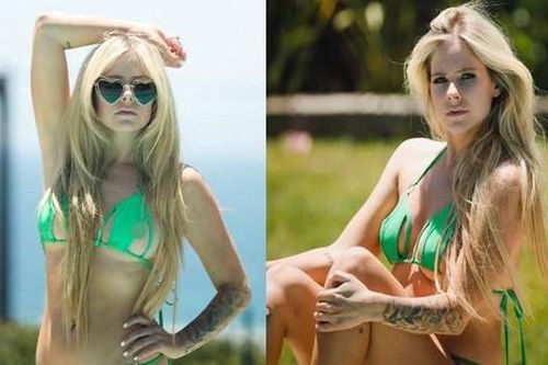 Avril Lavigne gây 'bão' mạng với bikini cắt xẻ hiểm hóc