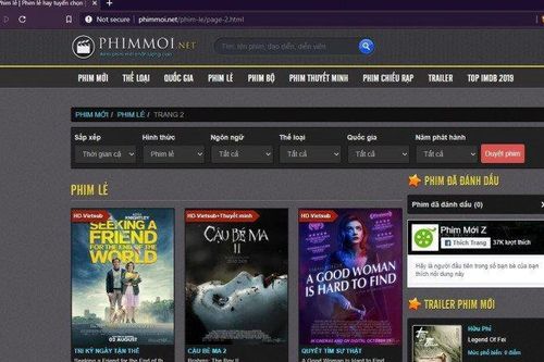 Công an điều tra vụ chiếu phim 'lậu' trên phimmoi.net