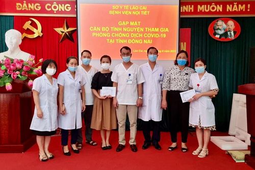 Gặp mặt, động viên cán bộ y tế tham gia hỗ trợ tỉnh Đồng Nai phòng, chống dịch Covid-19