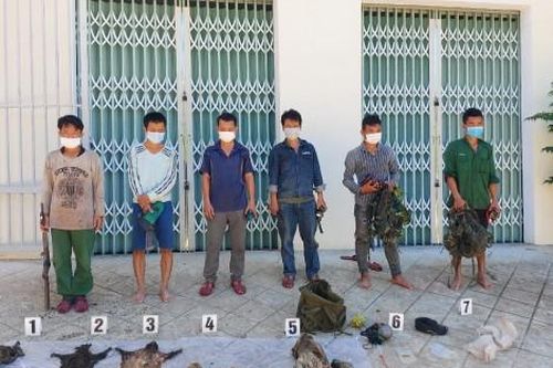 Chính trị - Xã hội Pháp luật - Cuộc sống Bắt 6 đối tượng săn bắt, vận chuyển động vật hoang dã