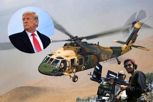 [ẢNH Ông Trump lo sợ bí mật 'Diều hâu đen' Afghanistan lọt vào tay Nga, Trung Quốc