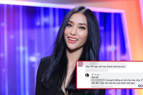 Mai Hồ đáp trả cực gắt khi netizen nhắc đến Trấn Thành và Hari Won