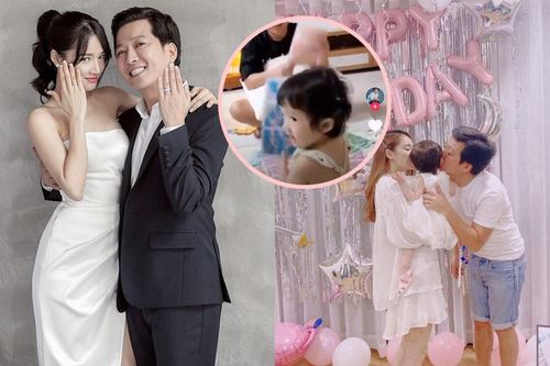 Mới 2 tuổi con gái Trường Giang 'bắn' tiếng Anh vanh vách: Vài giây ngắn ngủi hé lộ dung mạo y hệt mẹ